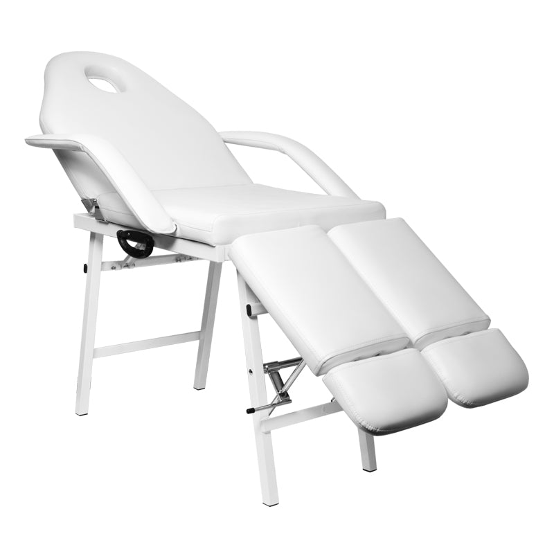 Folding cosmetic chair p270 pedi white