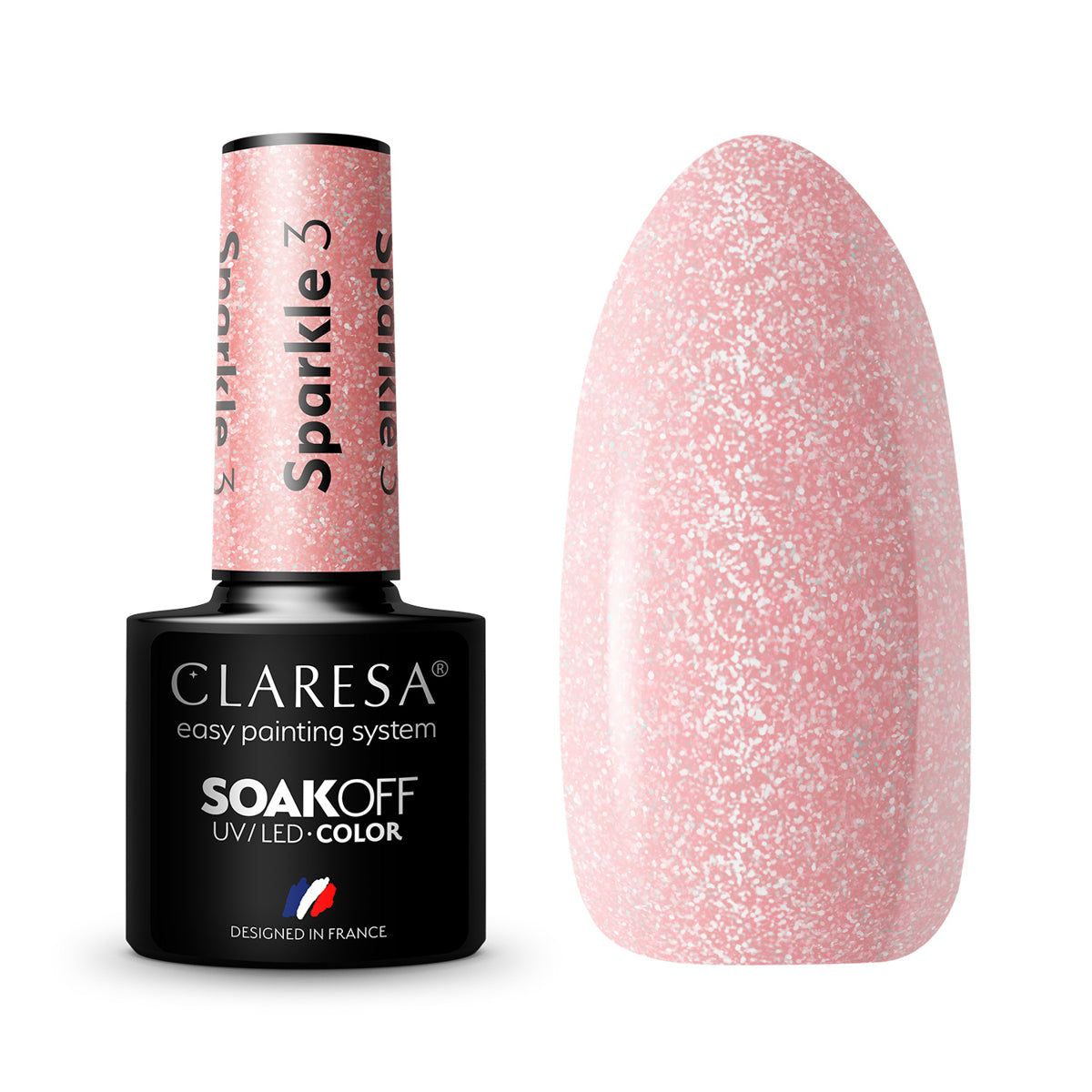 CLARESA Hybride nagellak SPARKLE 3 -5g