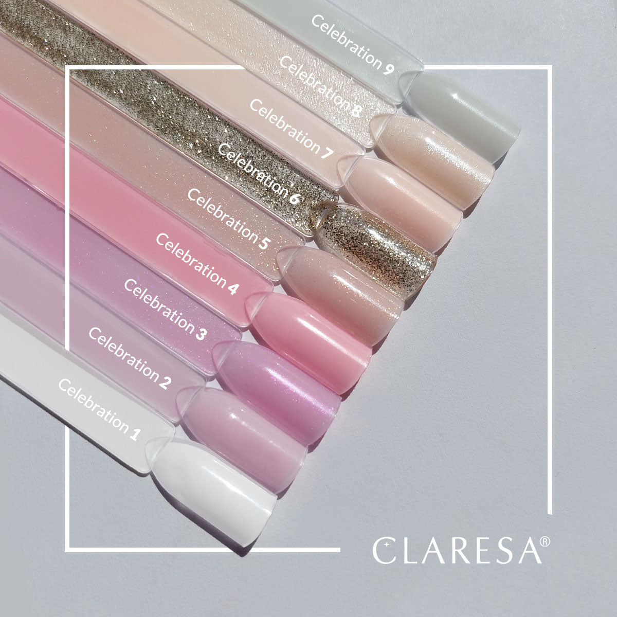 CLARESA Hybride nagellak CELEBRATION 8 -5g