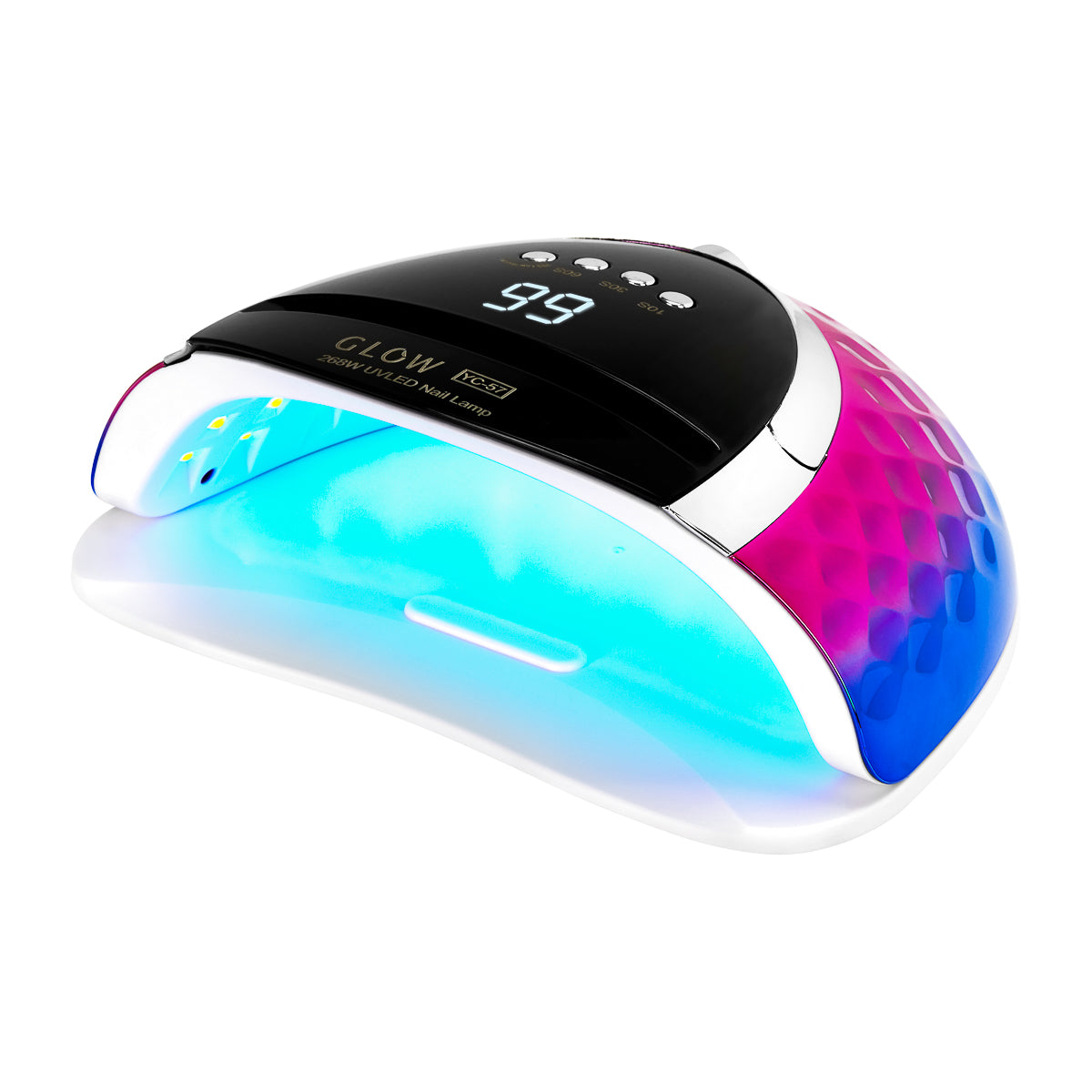 Glow UV LED Lamp YC57 RN blauw roze 268W