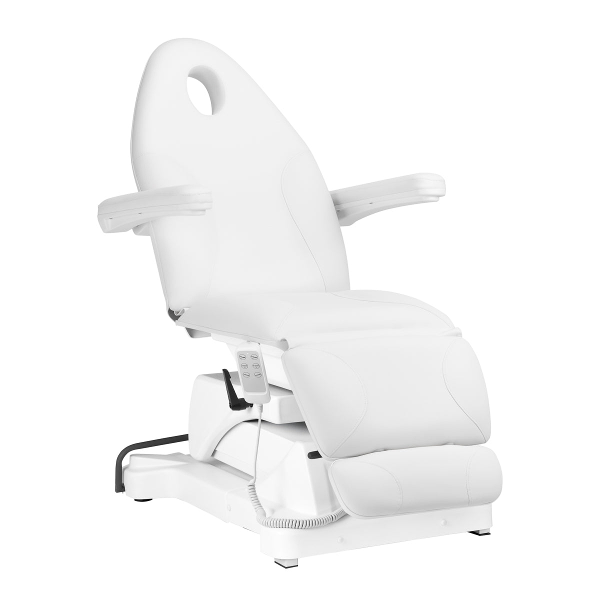 COSMETIC CHAIR ELECTR. SILLON BASIC 3 ACT. SWIVEL WHITE