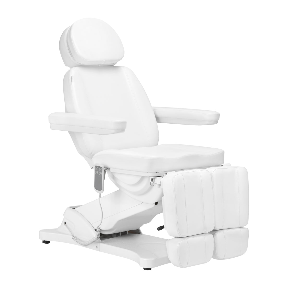 Electric cosmetic chair SILLON CLASSIC 2 motors pedi white