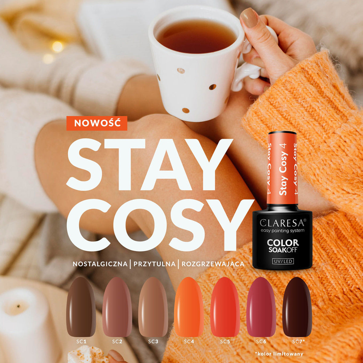 Claresa hybride nagellak Stay Cosy 2 -5g