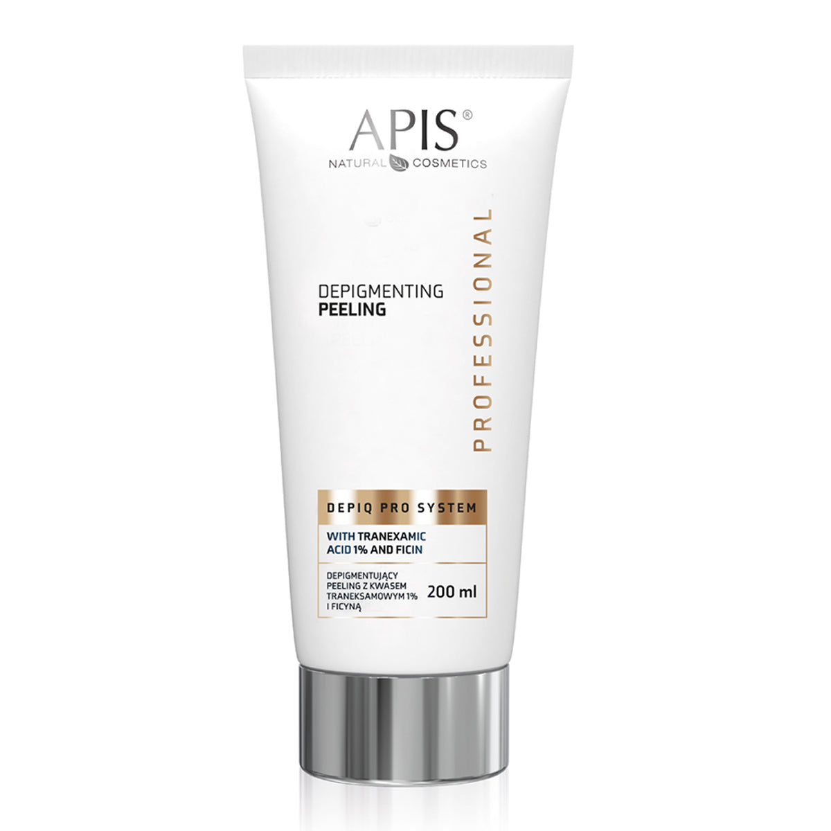 APIS DEPIQ PRO SYSTEM Depigmenterende peeling met tranexaminezuur 1% en ficine, 200 ml