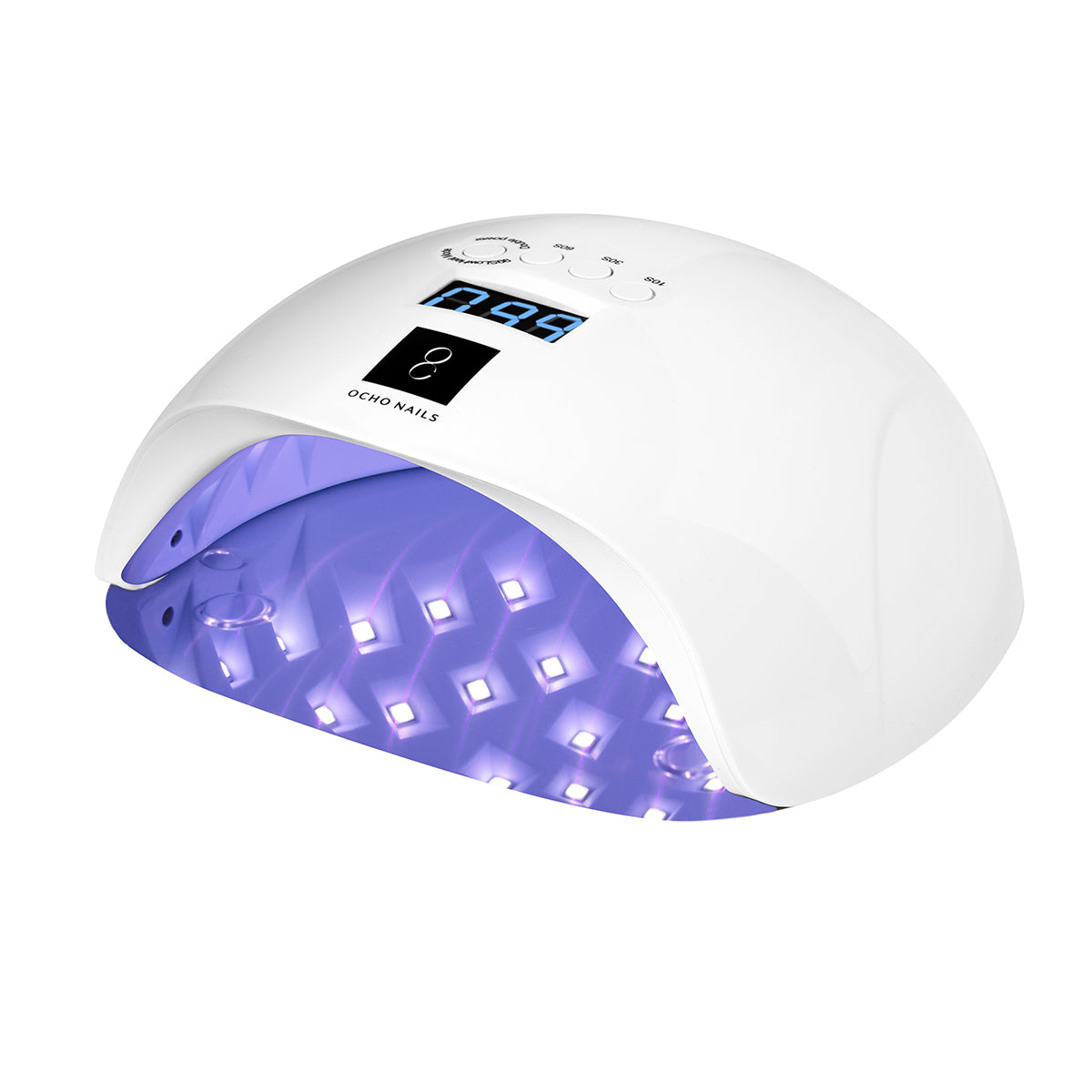 UV LED Lamp OCHO NAILS X13 65W wit met spiegelbodem