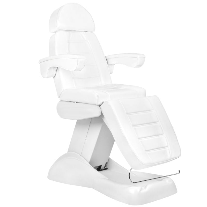 Elektrische behandelstoel lux 4m wit met wiegstand