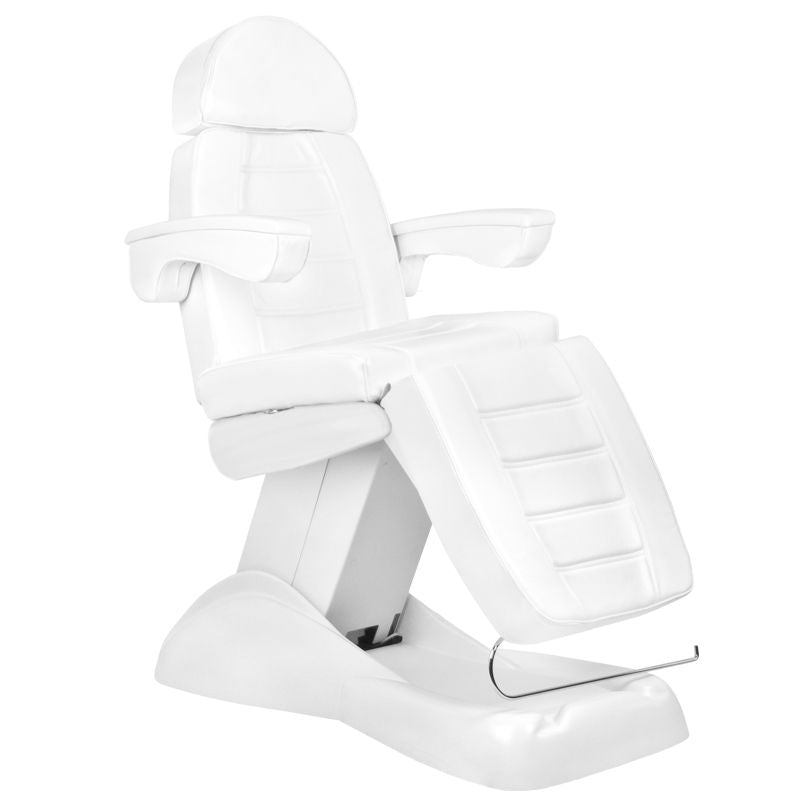 Elektrische behandelstoel lux 4m wit met wiegstand