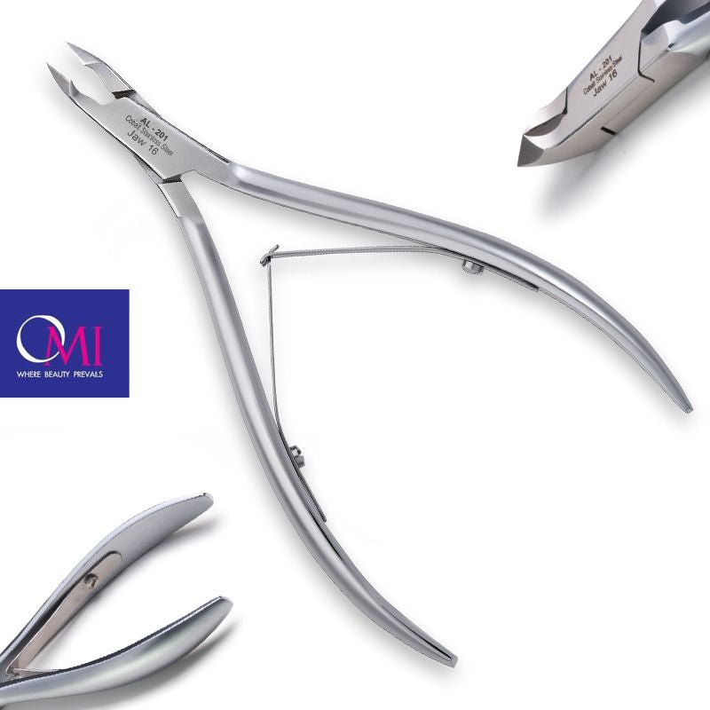 Omi pro-line nagelknipper voor acrylnagels al-201 16/ 6 mm, lapverbinding