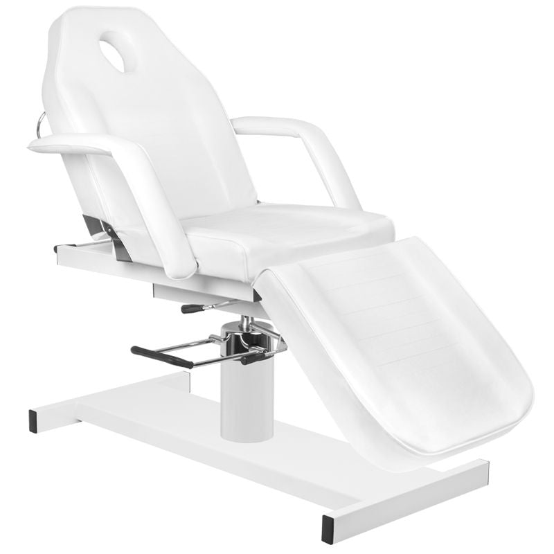 Hydraulische behandelstoel 210d met wiegstand wit