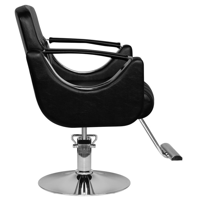 Système capillaire chaise de barbier hs52 noir