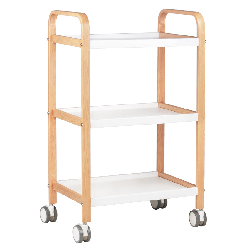 Cosmetische trolley hs09 hout - wit