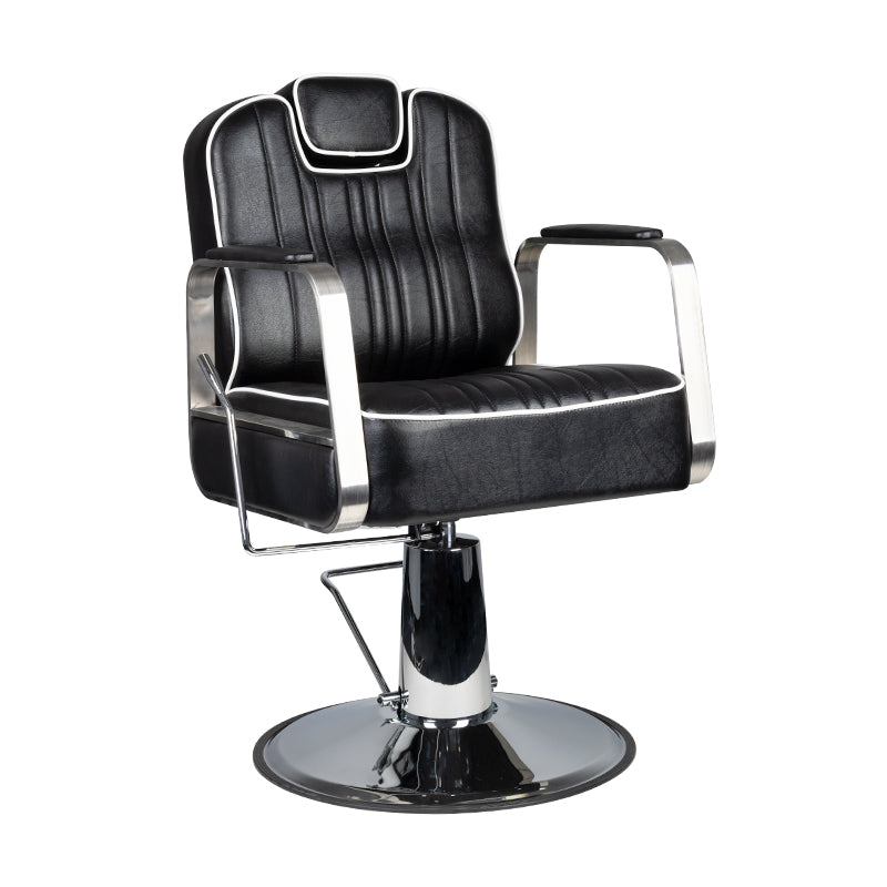 Gabbiano black matteo barber chair