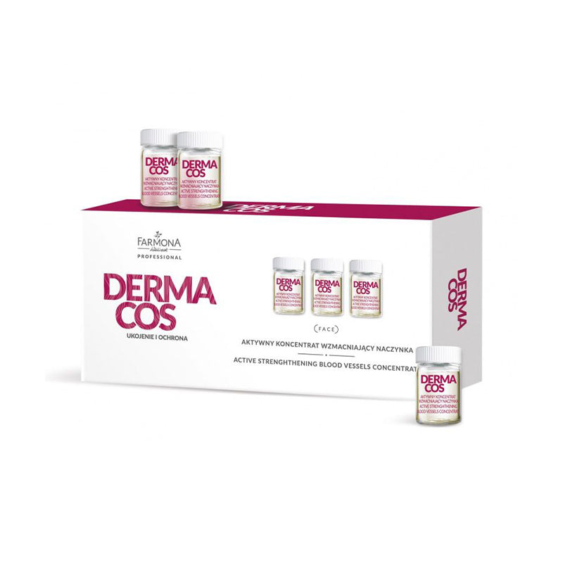 Farmona dermacos actief concentraat om de haarvaten te versterken 10x5ml
