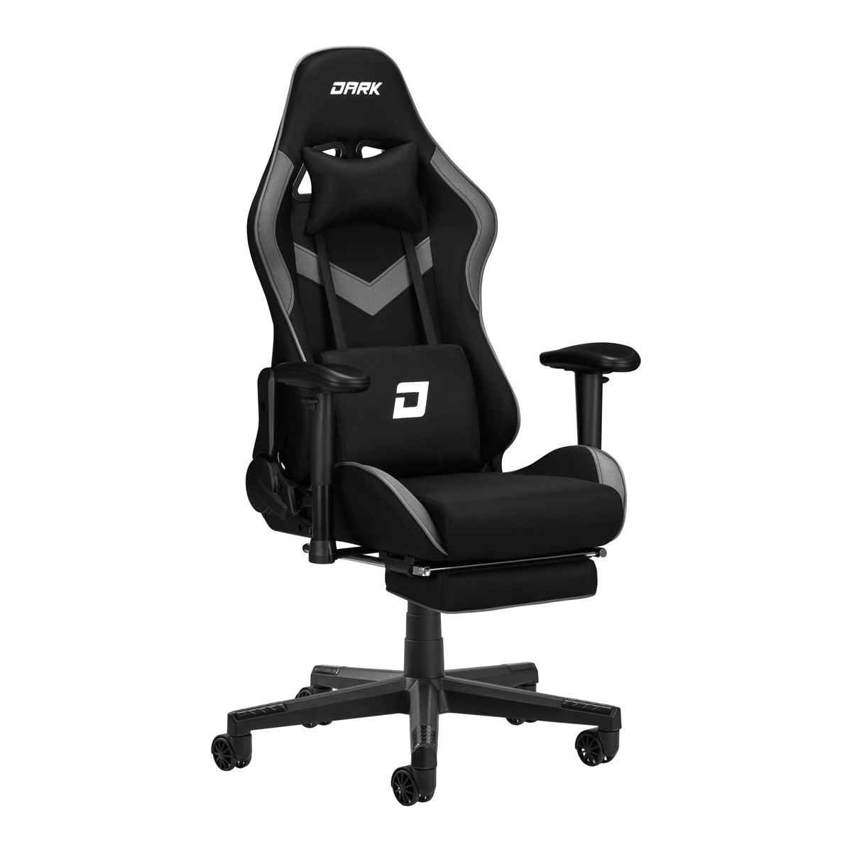 Chaise de gaming Matière DARK - Noir / Gris foncé