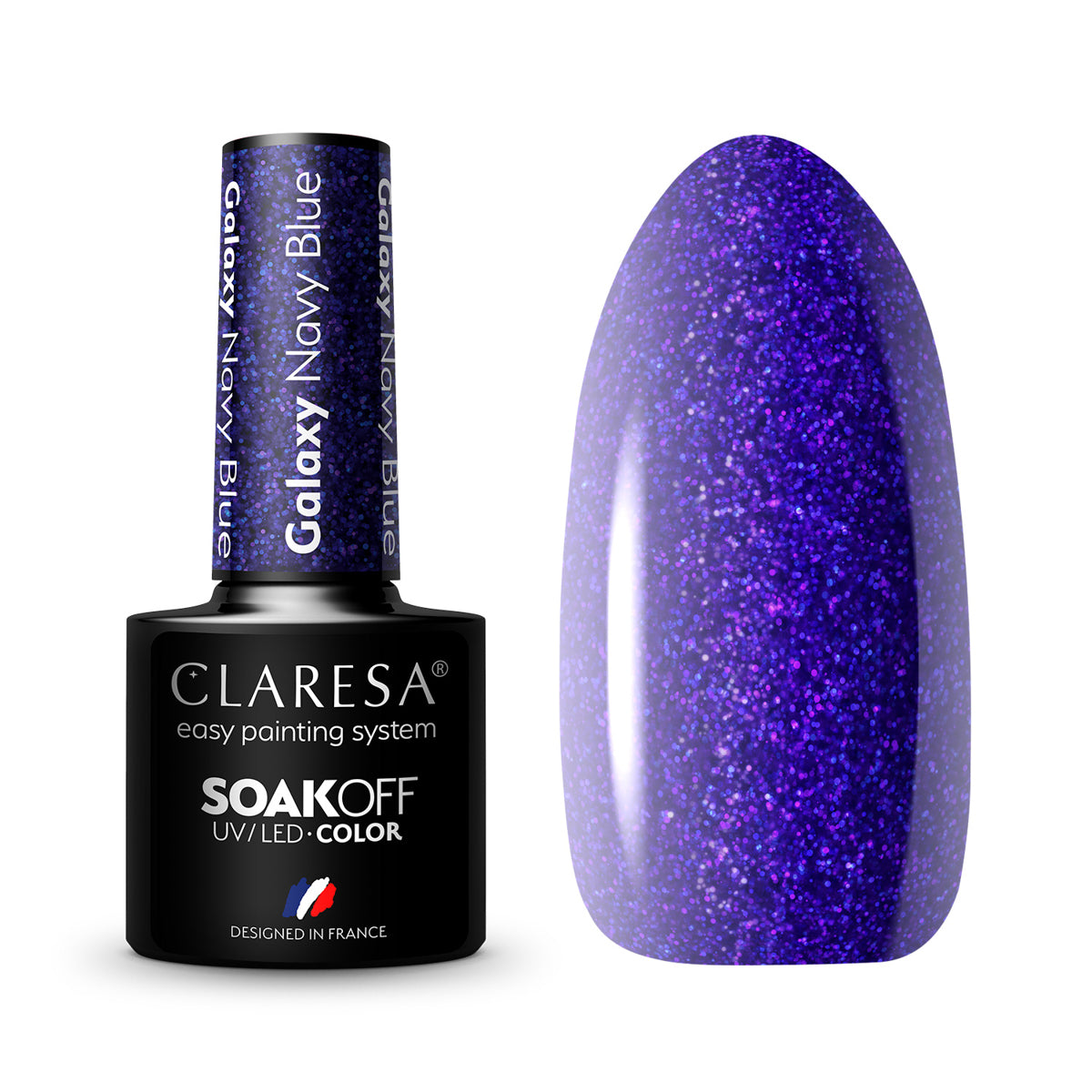 CLARESA Hybrid polish Galaxy Navy Blue 5g