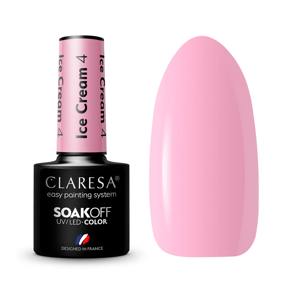 CLARESA vernis hybride Crème glacée 4 -5g