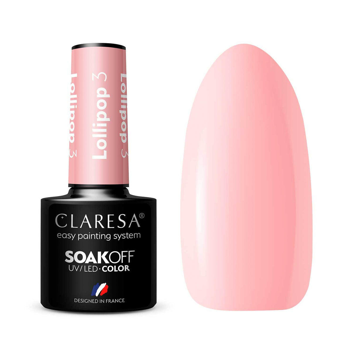 CLARESA Vernis à ongles hybride LOLLIPOP 3 -5g