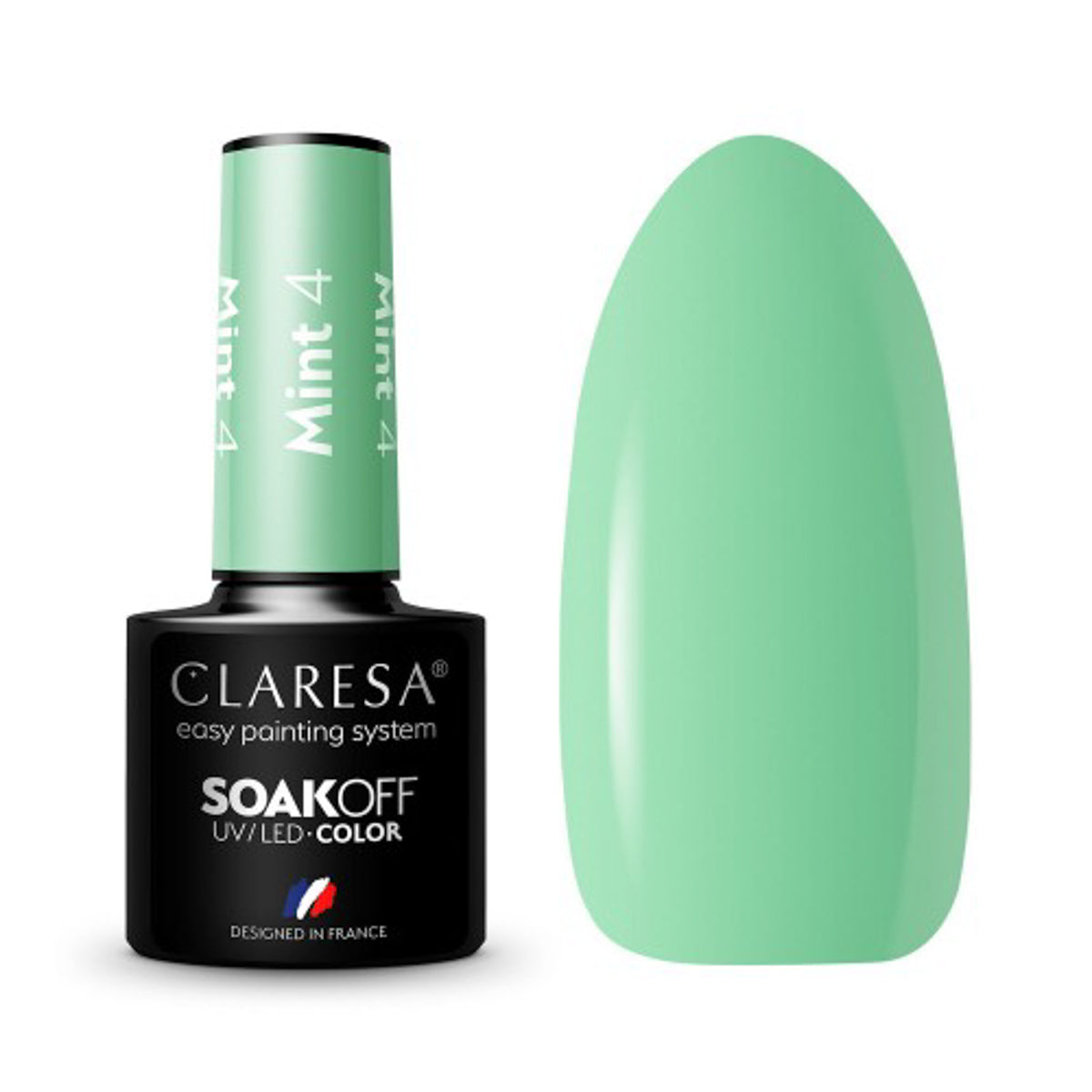 CLARESA Vernis à ongles hybride MINT 4 -5g