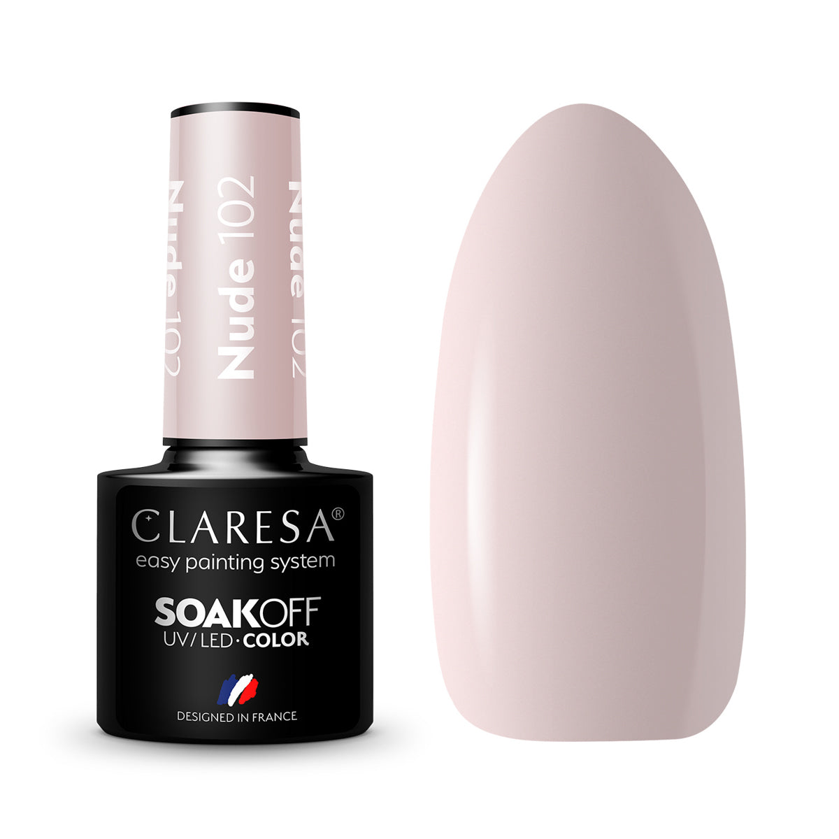 CLARESA Hybrid nail polish NUDE 102 -5g