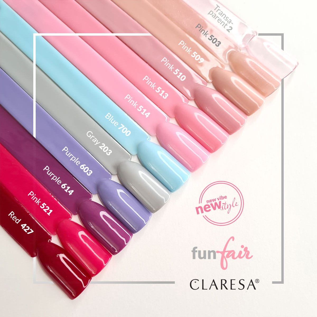 CLARESA Hybride nagellak ROZE 514 -5g