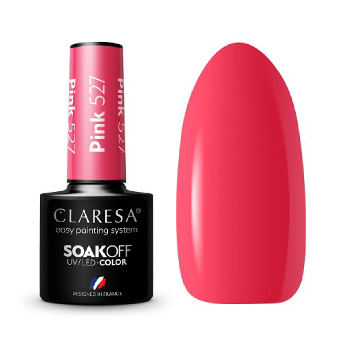 CLARESA Vernis à ongles hybride PINK 527 -5g