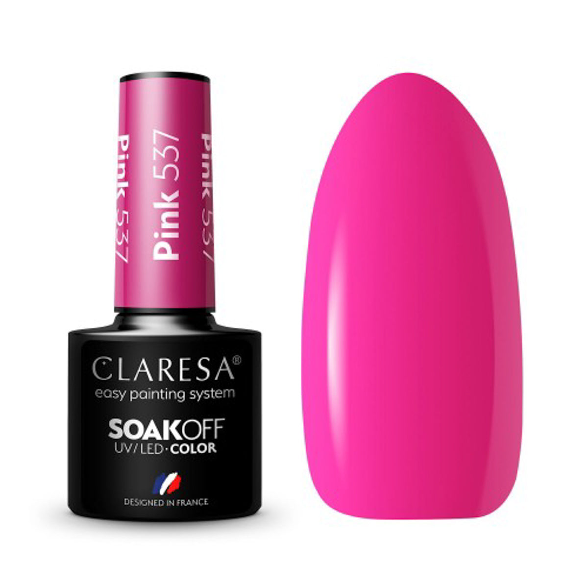 CLARESA Hybride nagellak ROZE 537 -5g