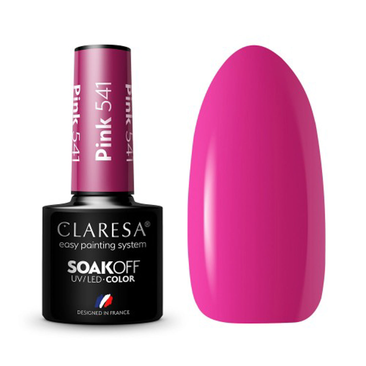 CLARESA Vernis à ongles hybride PINK 541 -5g