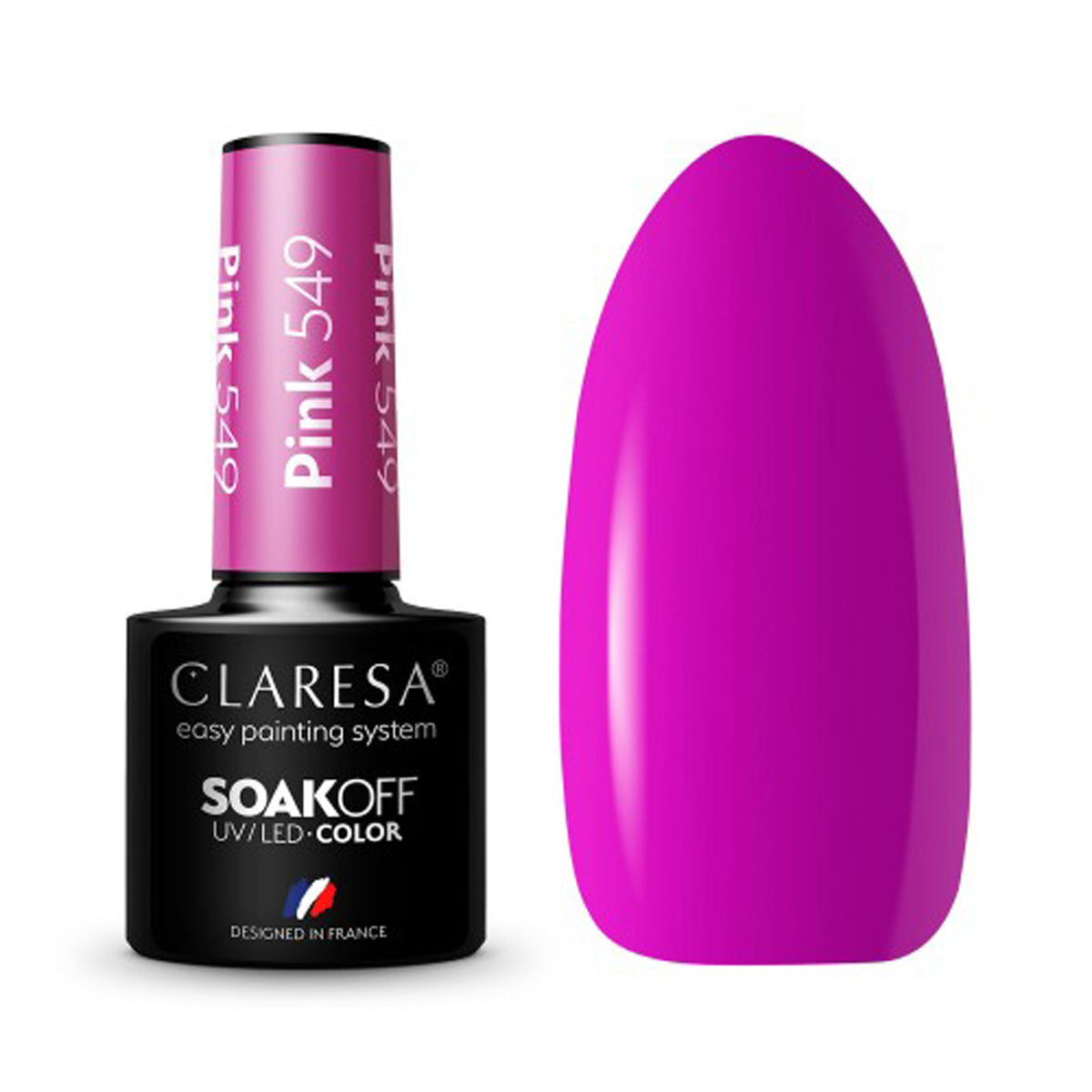 CLARESA Hybride nagellak ROZE 549 -5g