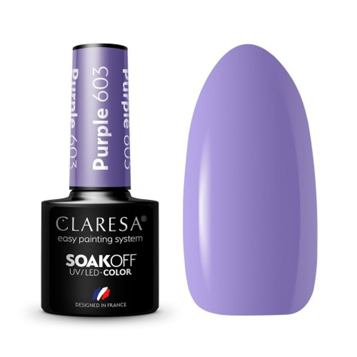 CLARESA Vernis hybride VIOLET 603 -5g