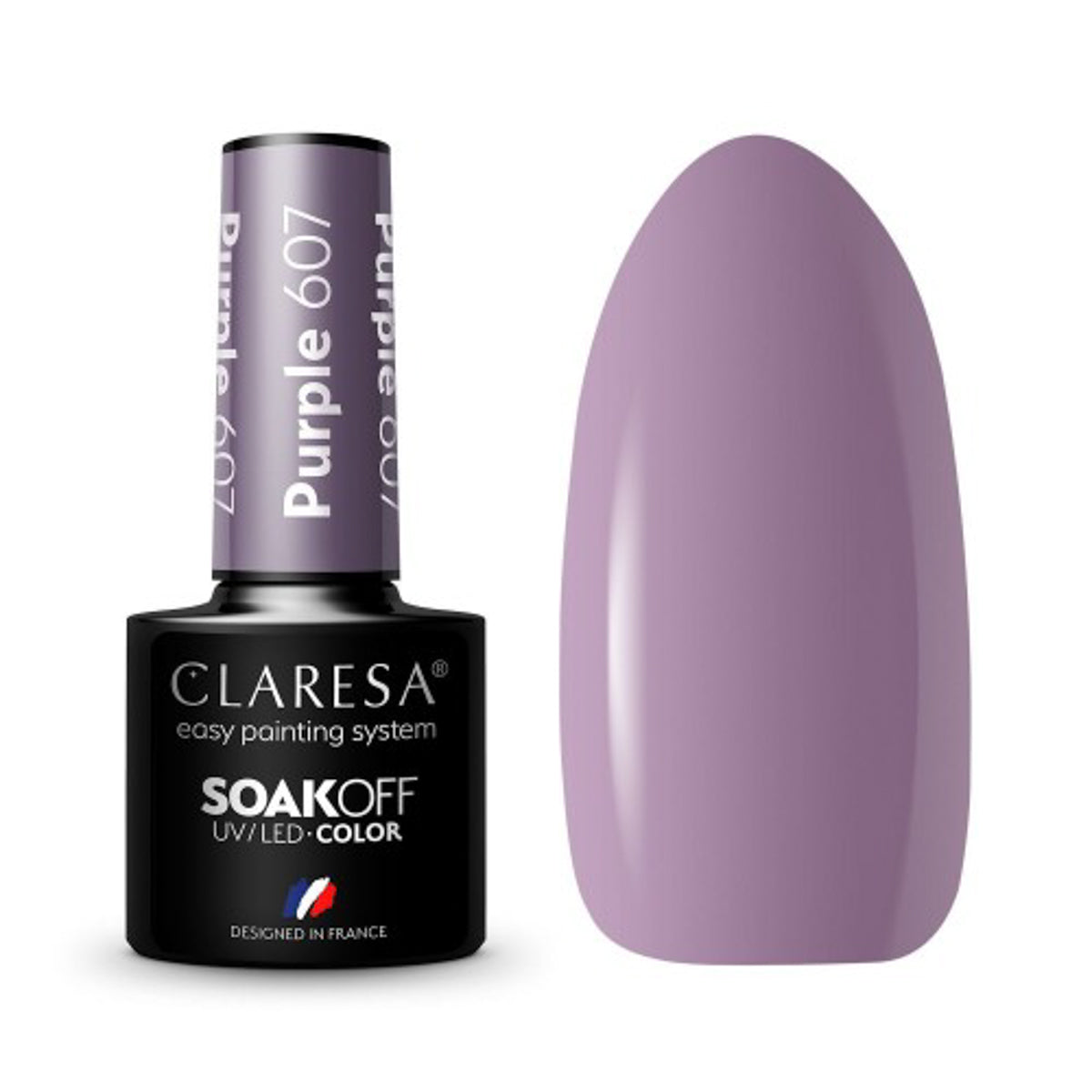 CLARESA Vernis hybride VIOLET 607 -5g