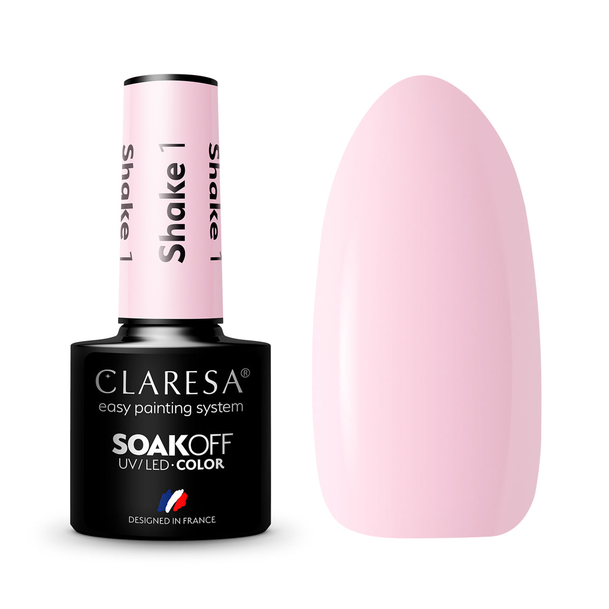 CLARESA Vernis à ongles hybride SHAKE 1 -5g