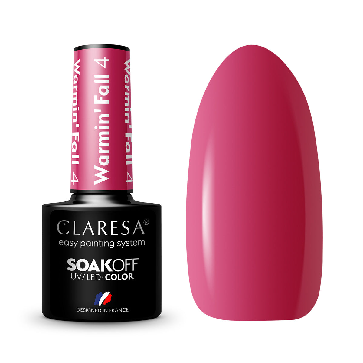 CLARESA Vernis à ongles hybride WARMIN "FALL 4 -5g