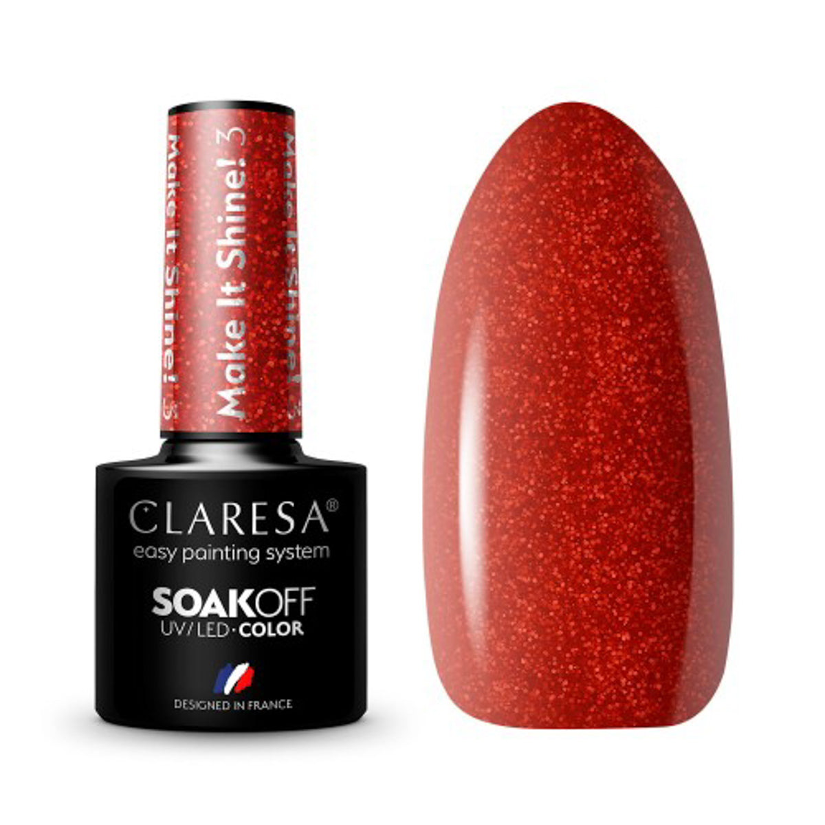 CLARESA Vernis à ongles hybride Make It Shine ! 3 - 5 g