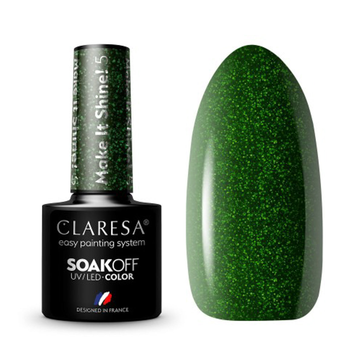 CLARESA Hybrid nail polish Make It Shine! 5 -5g