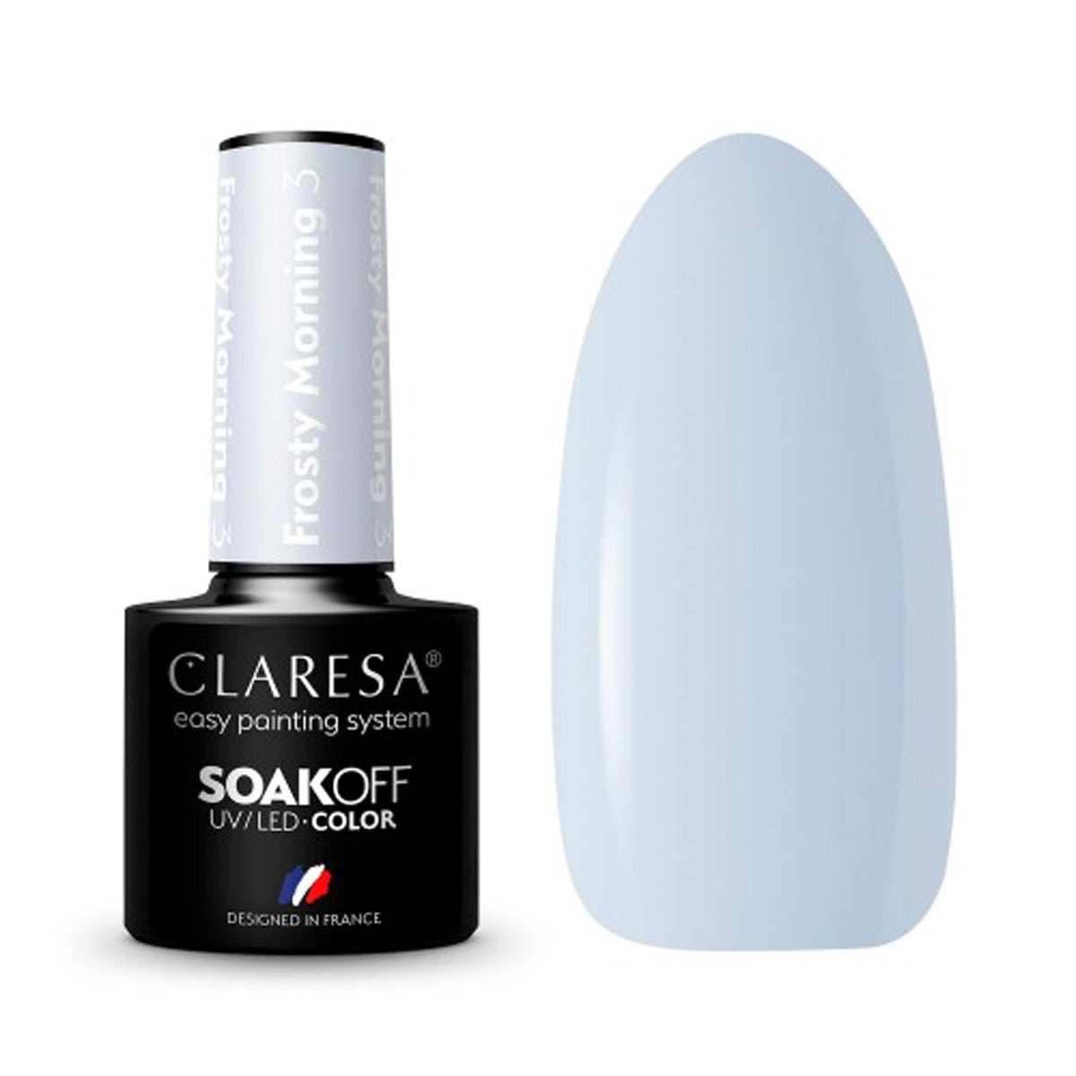 CLARESA Vernis à ongles hybride Matin Givré 3 -5g