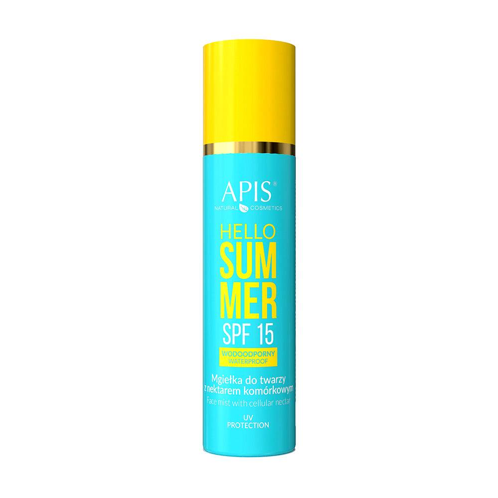 APIS Hello Summer Spf 15, Brume pour le visage avec nectar cellulaire 150 ml