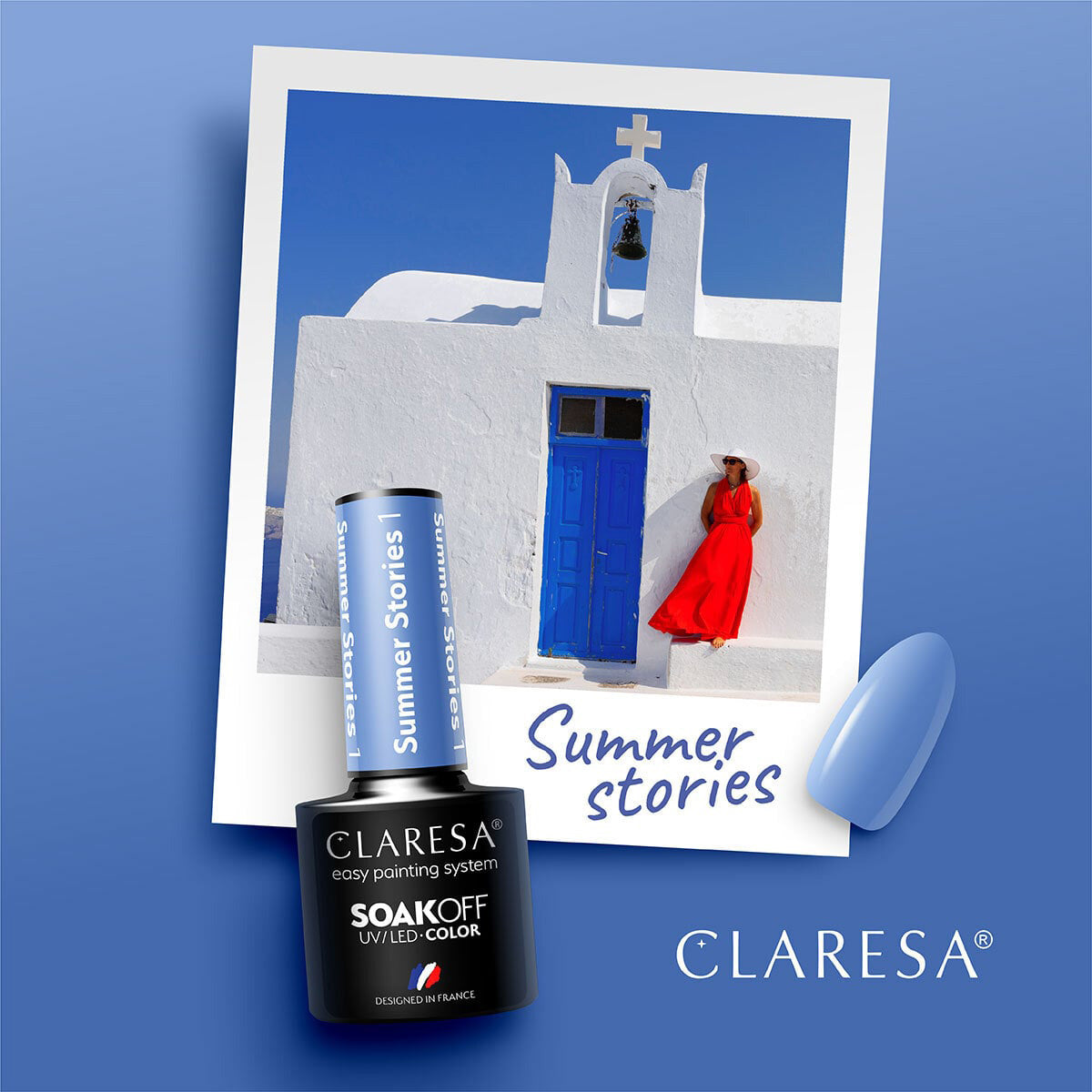 CLARESA vernis hybride SUMMER STORIES 1 -5g