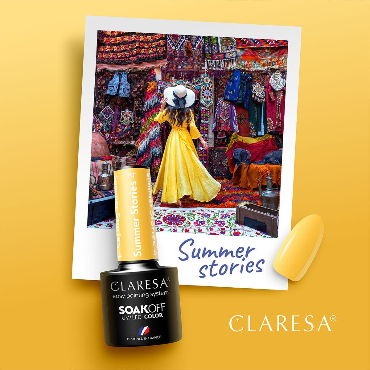 CLARESA vernis hybride SUMMER STORIES 4 -5g