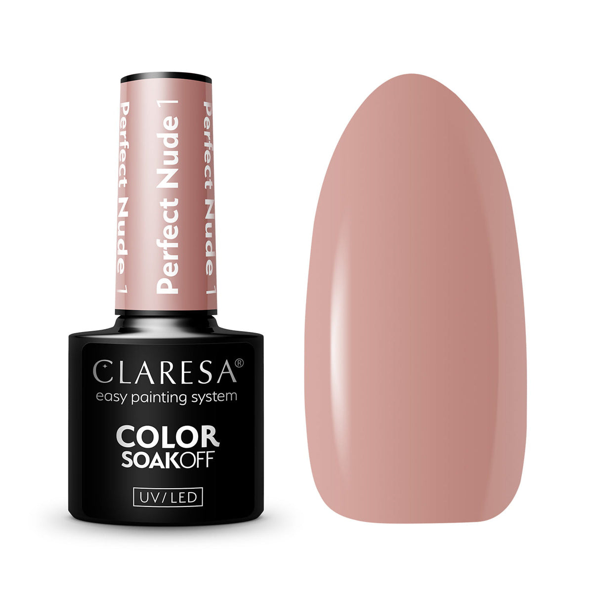 CLARESA Vernis à ongles hybride PERFECT NUDE 1 -5g