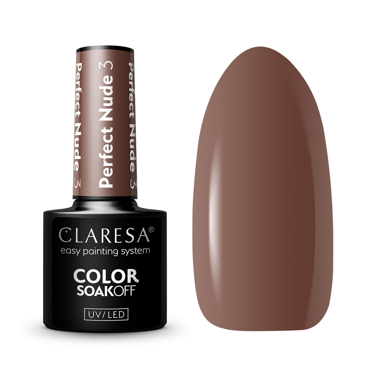 CLARESA Vernis à ongles hybride PERFECT NUDE 3 -5g