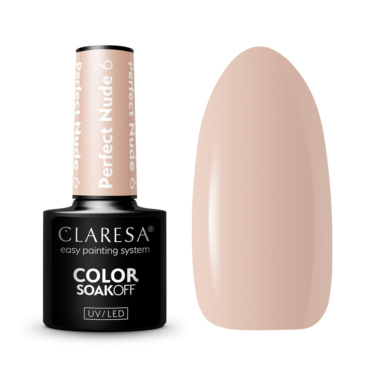 CLARESA Vernis à ongles hybride PERFECT NUDE 6 -5g