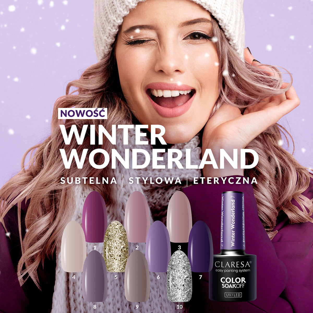 CLARESA Hybrid Polish Winter Wonderland 2 - 5g.