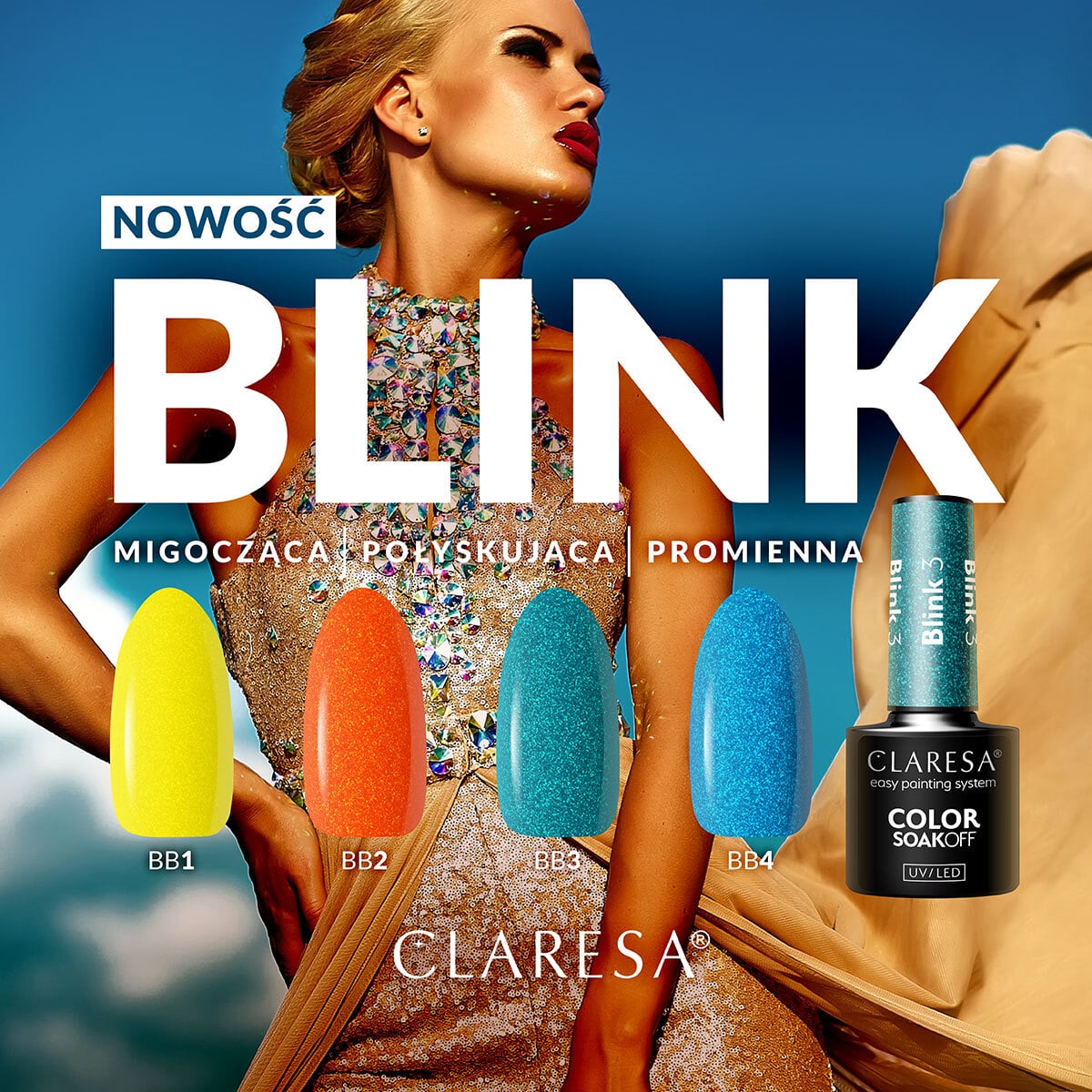 CLARESA Blink Hybride nagellak 2 -5g